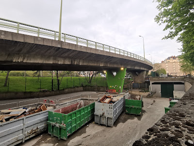 Espace tri de la poterne des peupliers à Paris