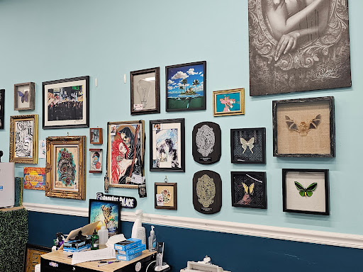 Explore god of war tattoo ideas, creative tattoo ideas in Abingdon, available at Lone Sparrow Tattoo Shop