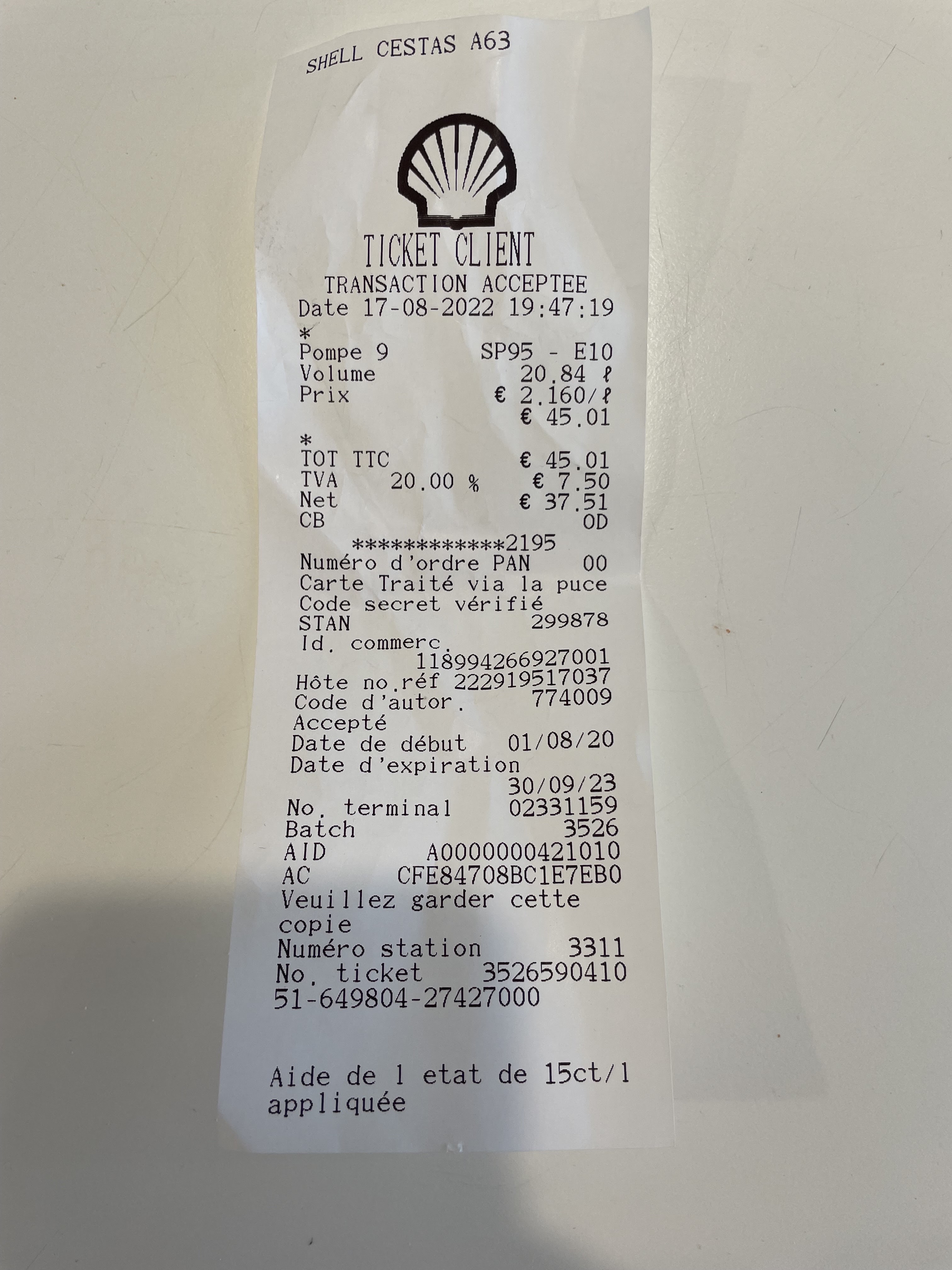 Photo n° 1 de l'avis de Bruno.o fait le 17/08/2022 à 18:02