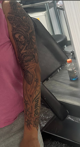 Explore geometric tattoo ideas, creative tattoo ideas in Bel Air, available at Freedom Tattoo LLC