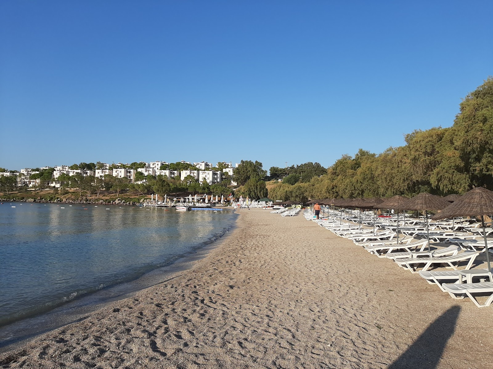Photo de Plage d'Akchabyuk protégé par des falaises