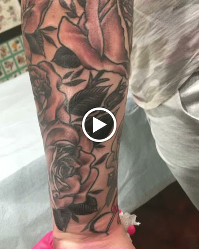 Explore full sleeve tattoo ideas for females, creative tattoo ideas in Libertyville, available at Lucky Seven Tattoo