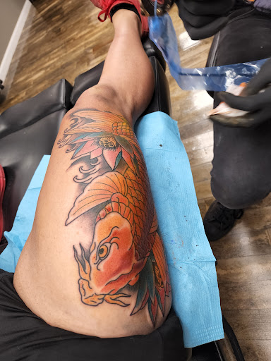 Explore sonic tattoo ideas, creative tattoo ideas in Springfield, available at Newage Tattoos and Body Piercings