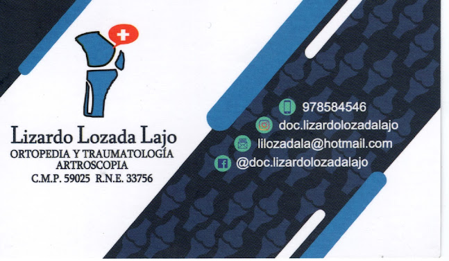 Traumatólogo Dr. Lizardo Lozada Lajo - Cirujano plástico