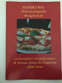 Mamma Mia Pizza Istres à Istres carte