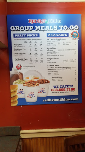 Barbecue Restaurant «Red Hot & Blue - Leesburg, VA», reviews and photos, 541 E Market St, Leesburg, VA 20176, USA