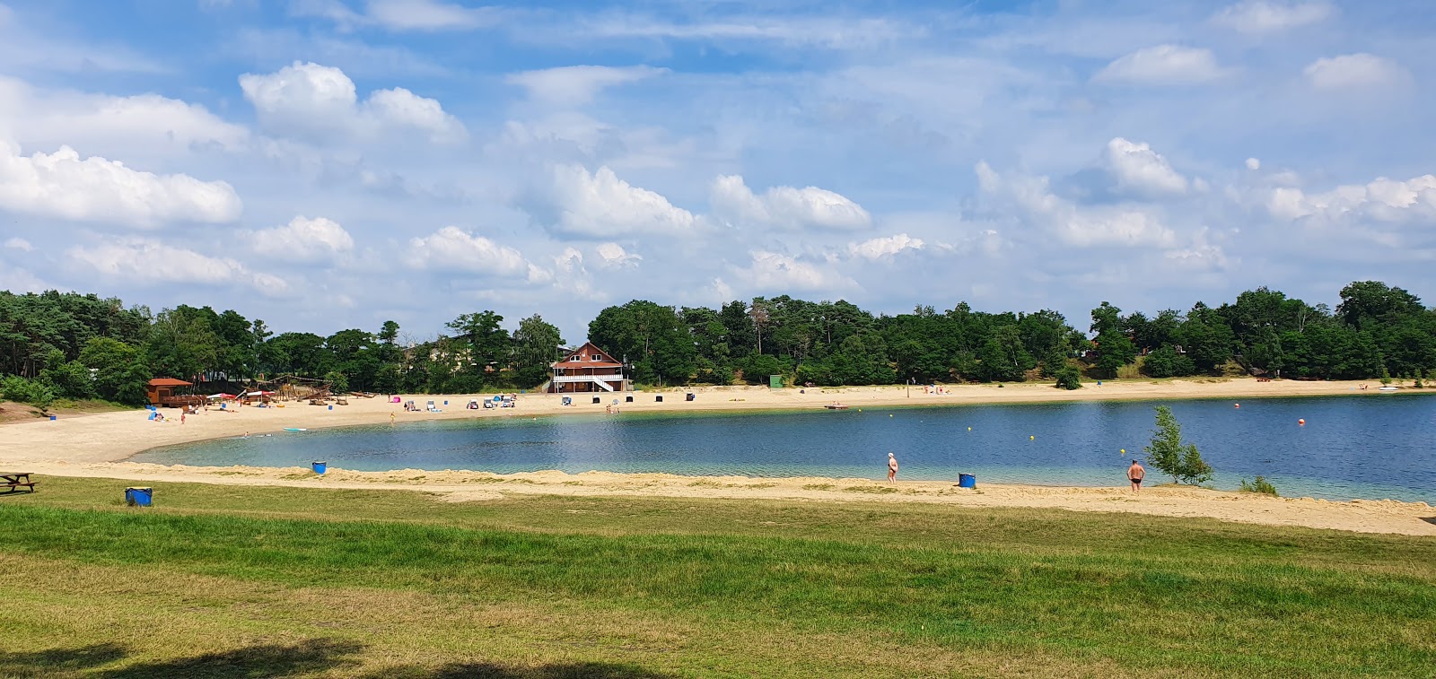 Photo of Heidesee Strand with bright sand surface
