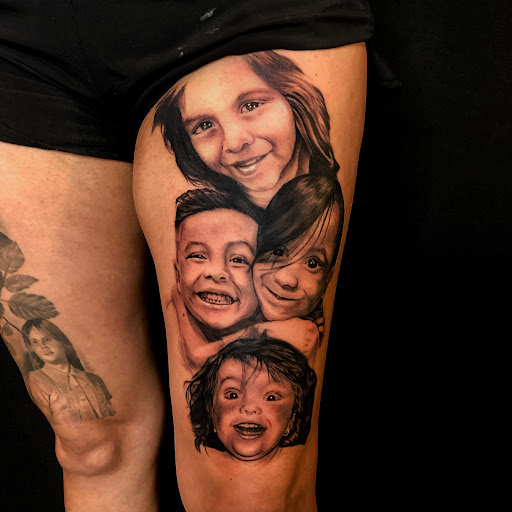 Explore dancing tattoo ideas, creative tattoo ideas in Los Angeles, available at Mohave Creative