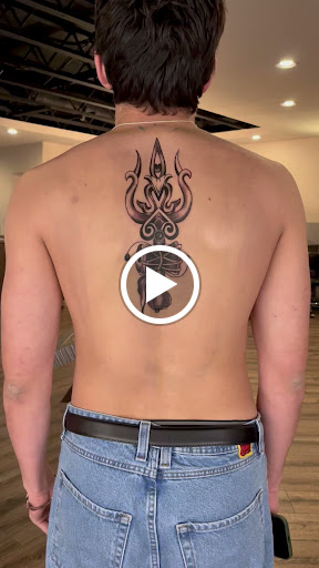 Explore tattoo ideas on the thigh, creative tattoo ideas in Scottsdale, available at Club Tattoo