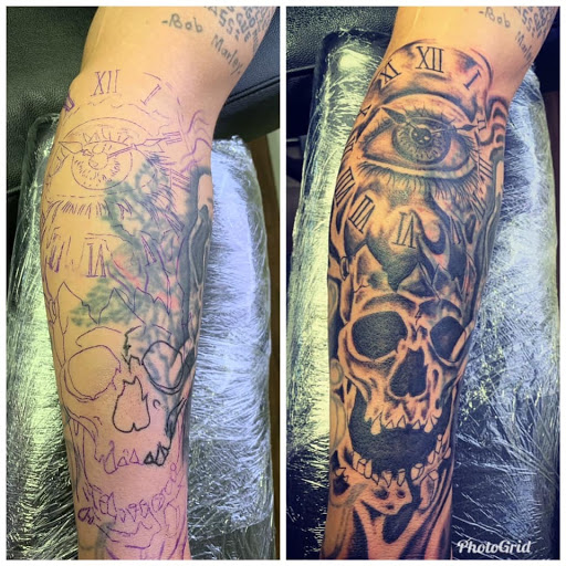 Explore gone fishing tattoo ideas, creative tattoo ideas in North Port, available at 20 Fifth Ink