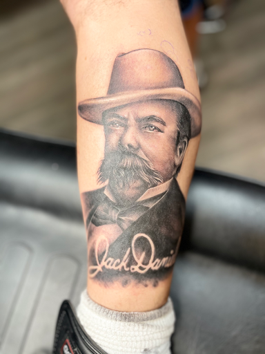 Explore machine tattoo ideas, creative tattoo ideas in Kenosha, available at Kenosha Tattoo Company