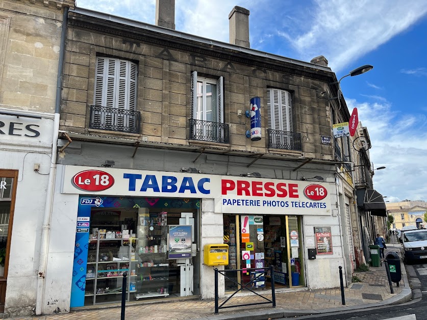 Tabac Le 18 à Bordeaux (Gironde 33)