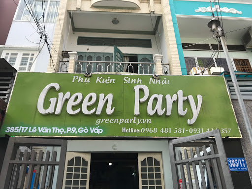 Phụ kiện sinh nhật Green Party Shop