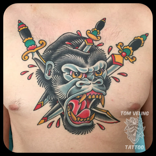 Explore straight edge tattoo ideas, creative tattoo ideas in Orwigsburg, available at Small World Tattoo