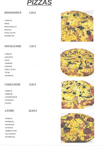 Menu / carte de La pate folle à Serrières-de-Briord