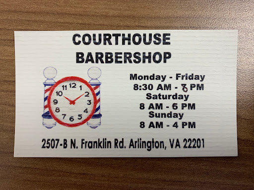 Barber Shop «Courthouse Barbershop», reviews and photos, 2507 Franklin Rd, Arlington, VA 22201, USA