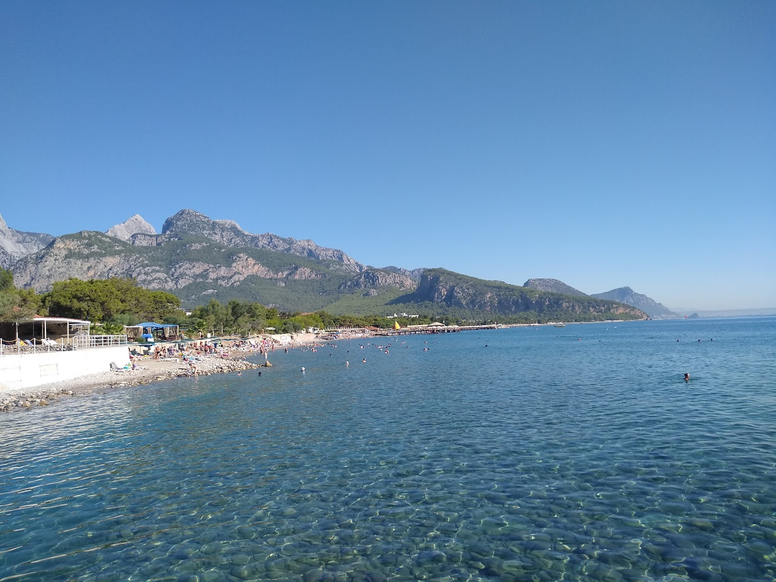 Foto von Beldibi beach mit geräumiger strand