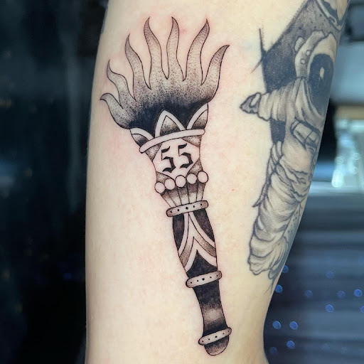 Explore peaky blinders tattoo ideas, creative tattoo ideas in Miami, available at Glitterpoop Studios