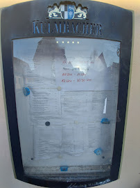 Carte du Restaurant Zorbas à Scheinfeld