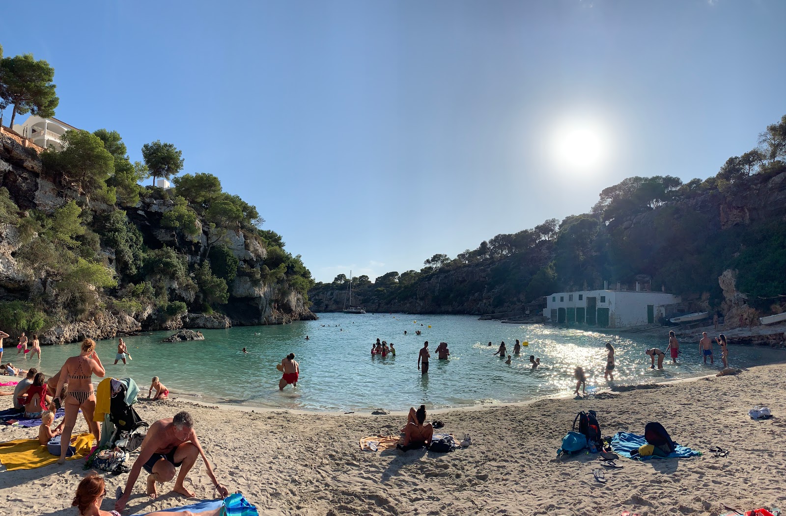 Foto van Cala Pi Strand met hoog niveau van netheid