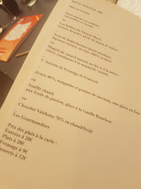 Restaurant Le Bréard à Honfleur (le menu)