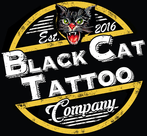 Explore upper back tattoo ideas for guys, creative tattoo ideas in Odessa, available at Black Cat Tattoo Company