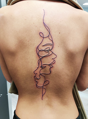 Explore egyptian chest tattoo ideas, creative tattoo ideas in Nashville, available at Titan Tattoo