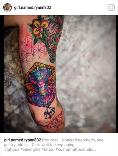 Explore bracelet tattoo ideas with names, creative tattoo ideas in Stowe, available at World Famous Monkey House Customs