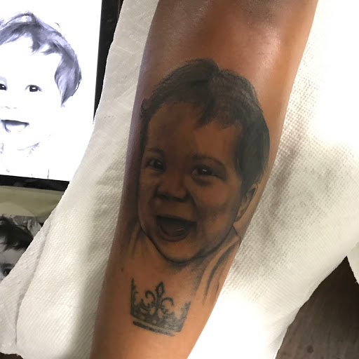 Explore heavy equipment tattoo ideas, creative tattoo ideas in Lawton, available at Avenue Tattoo Studio