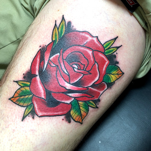Explore lower arm tattoos ideas for guys, creative tattoo ideas in Apple Valley, available at Tried and True Tattoo Parlor