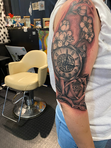 Explore jelly roll tattoos ideas, creative tattoo ideas in Chillicothe, available at Grimey Inc Tattoos