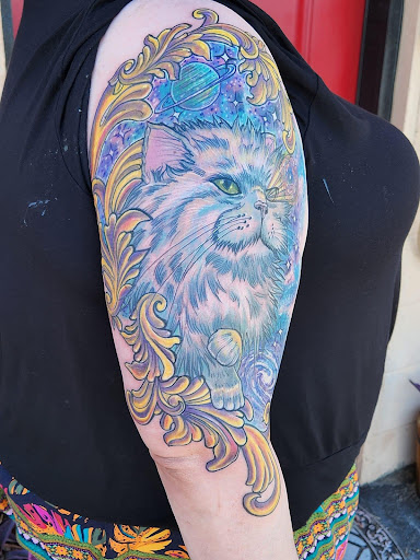 Explore gf name tattoo ideas, creative tattoo ideas in Yucca Valley, available at Strata Tattoo Lab LLC