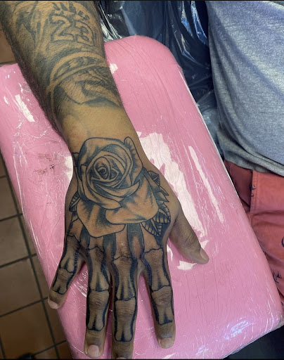 Explore husband and wife matching tattoo ideas, creative tattoo ideas in Fort Worth, available at The Bearded Moon Tattoo Studio