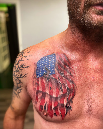 Explore memorial tattoo ideas for men, creative tattoo ideas in Ocala, available at Beauty in a Canvas Tattoo and Art Gallery