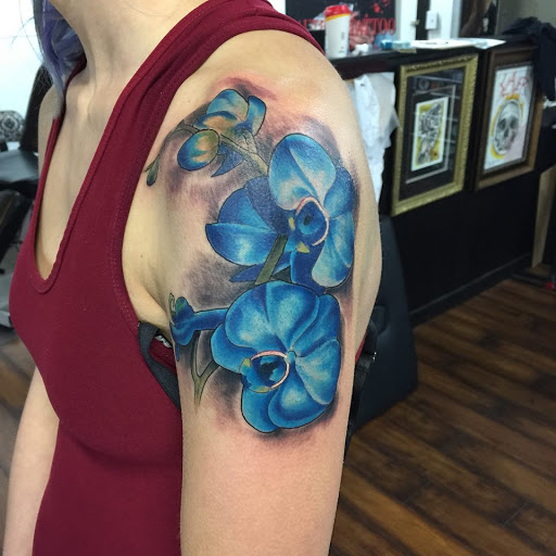 Explore heart transplant tattoo ideas, creative tattoo ideas in Knoxville, available at Ambition Tattoo