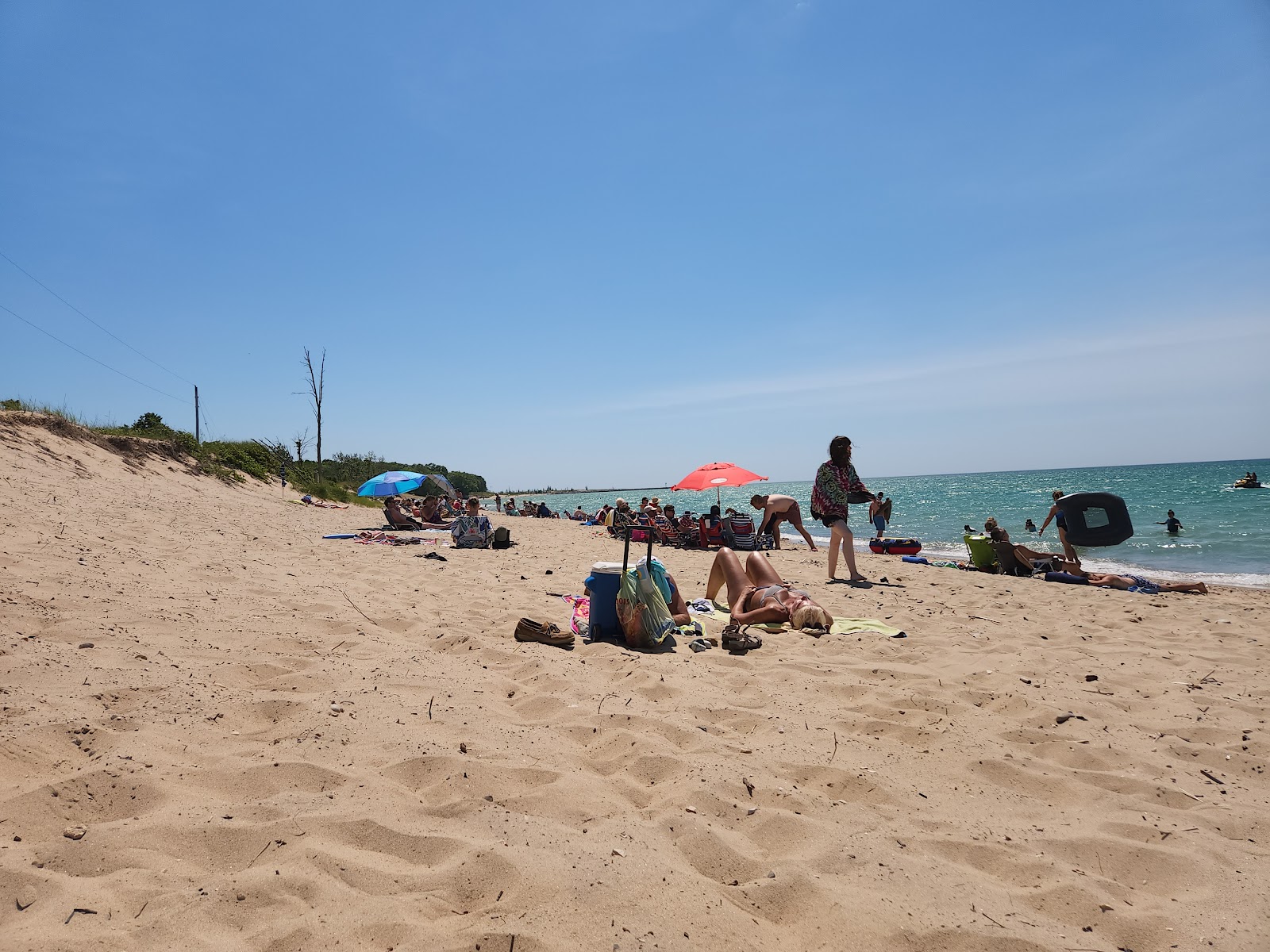 Arcadia Beach的照片 带有明亮的沙子表面