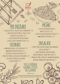 Menu du Casa del Quartiere Barrito à Turin