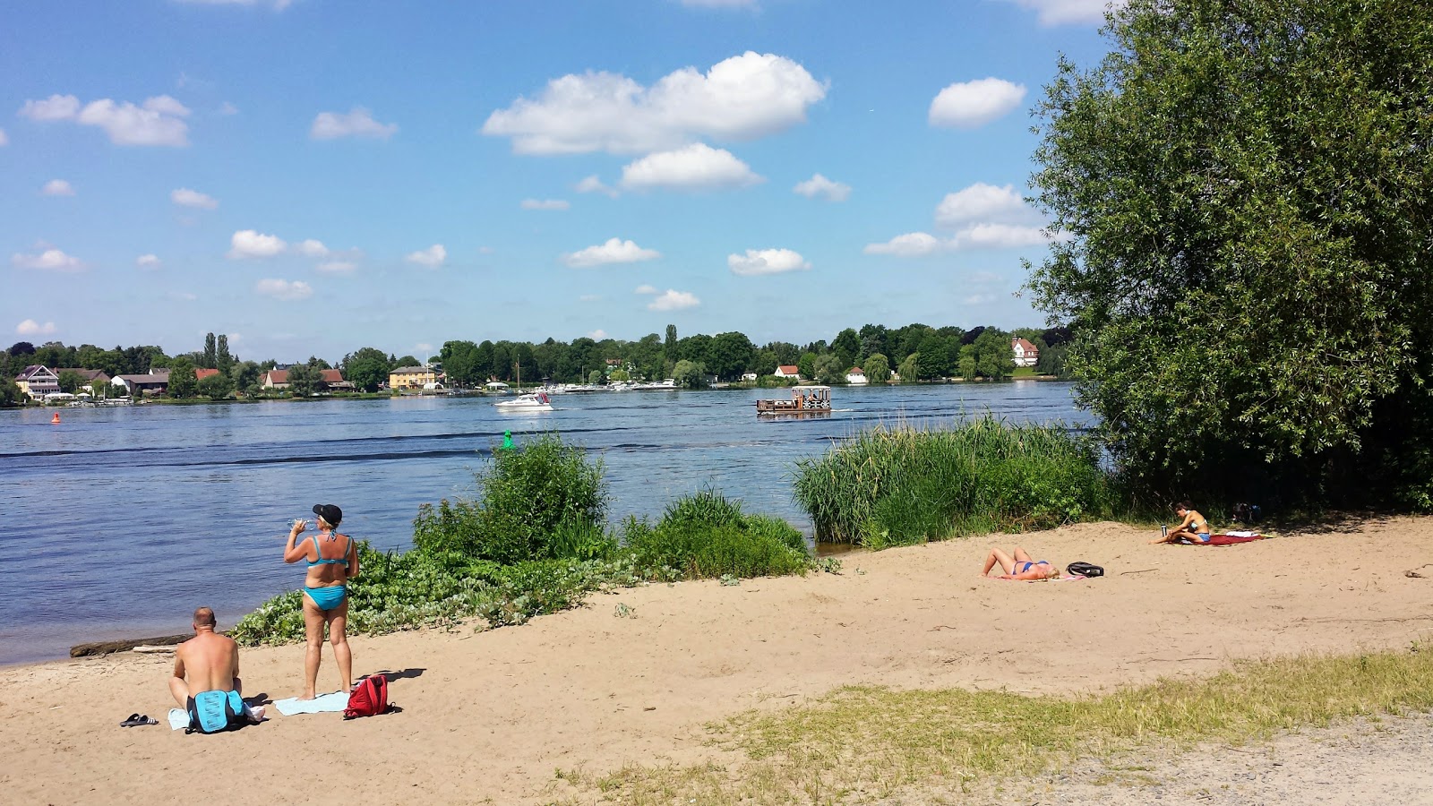 Foto von Badestelle Kuhhorn Strand mit beiger sand Oberfläche