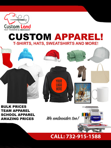 Custom Land - Custom T-Shirt Store in Freehold Raceway Mall - Located ...