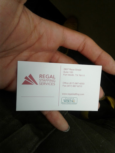 Employment Agency «Regal Staffing Services», reviews and photos, 2807 Race St #100, Fort Worth, TX 76111, USA