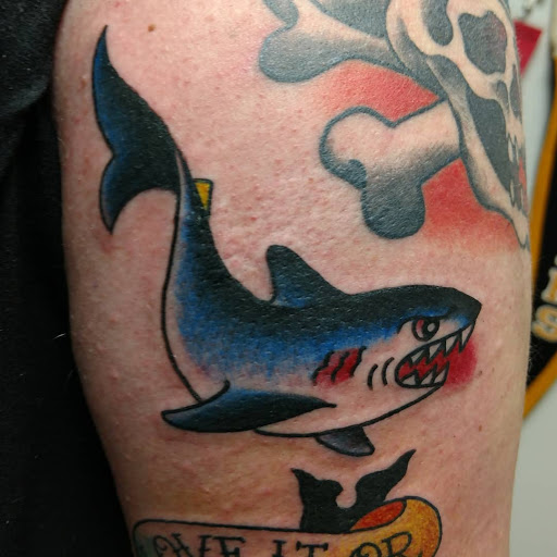 Explore long sleeve tattoo ideas, creative tattoo ideas in Marietta, available at Monkeys Uncle Tattoo