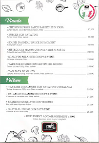 Carte du Restaurante Pizzeria Mezzalunamikro à Montalieu-Vercieu