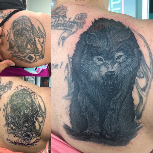 Explore tattoo ideas neck, creative tattoo ideas in Englewood, available at Point of Entry Tattoo