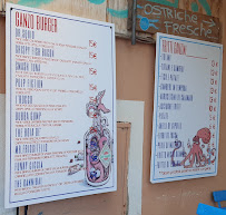 Menu / carte de Ganzo Fish à Porto Azzurro