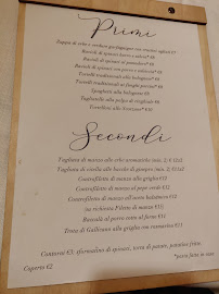 Menu du RISTORANTE ELISEO Bed & Breakfast à Gallicano