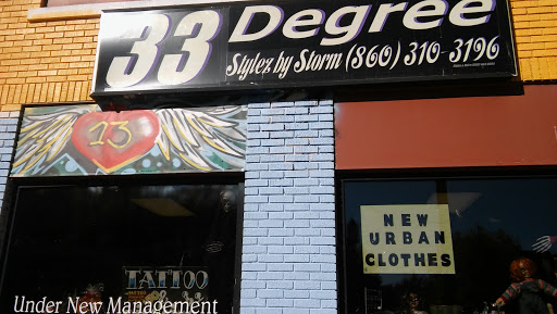 Tattoo Shop «33 Degrees Tattoo Shop», reviews and photos, 454 Park St, Hartford, CT 06106, USA