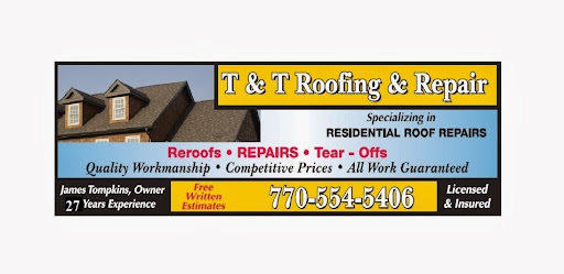 T&T Roofing and Repair in Loganville, Georgia