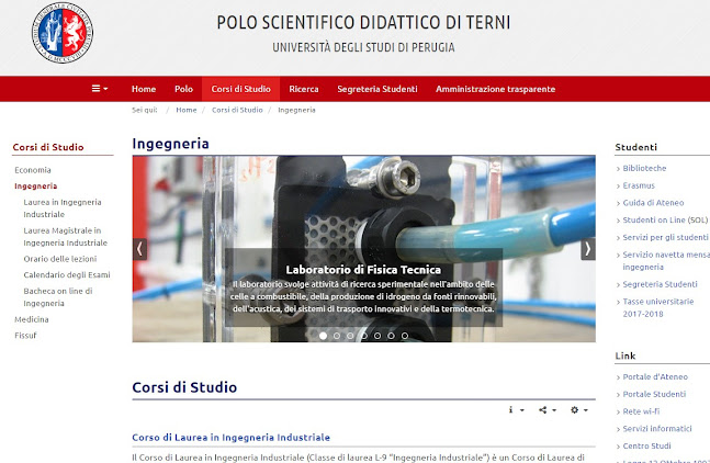 Recensioni di Facoltà Ingegneria - Polo scientifico didattico di Terni a Terni - Università