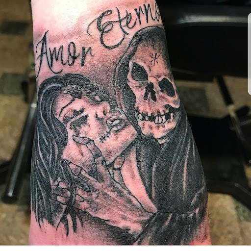 Explore tattoo ideas for last name, creative tattoo ideas in Chicago, available at Studio One Ink Chicago Tattoo Shop