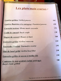 Restaurant La Table Cathare à Fanjeaux - menu / carte